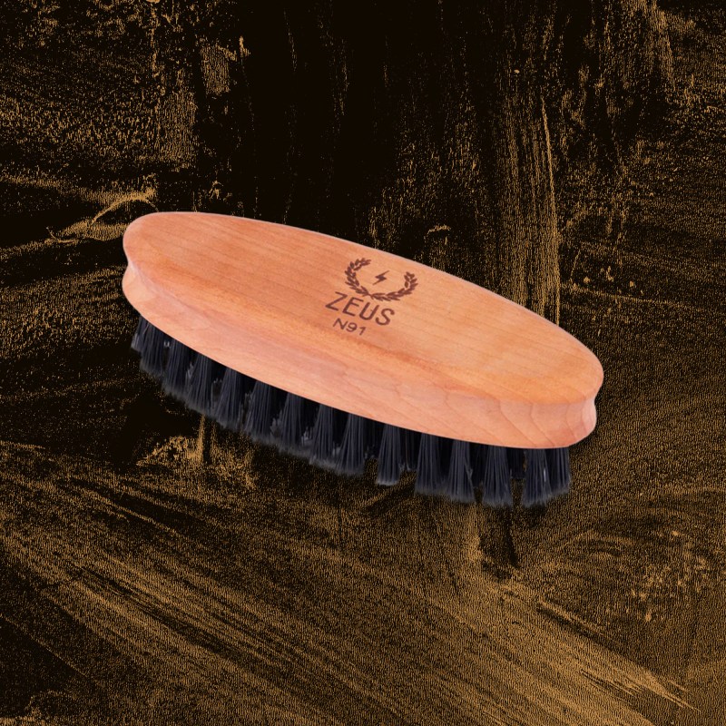 Zeus Pocket Beard Brush