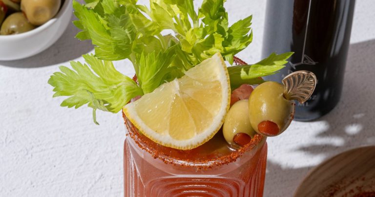 Combine two beloved cocktails for a morning cope with with the Dirty Bloody Mary