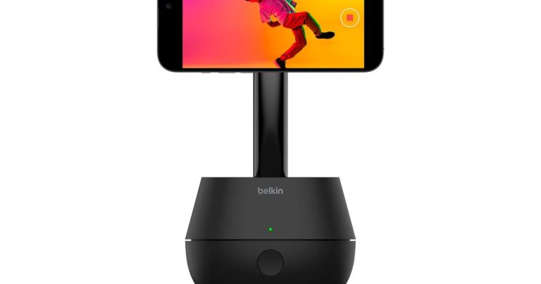 This auto-tracking phone stand has an infinite value reduce at Best Buy